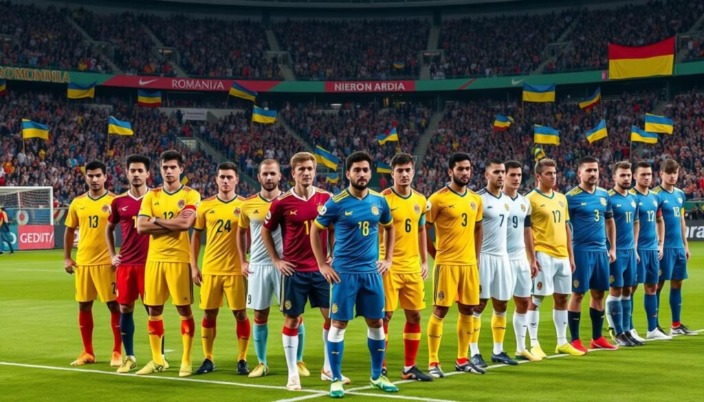 romania national football team vs ukraine national football team lineups